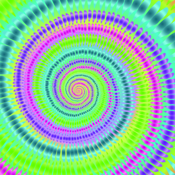 Bild fröhliche Spirale